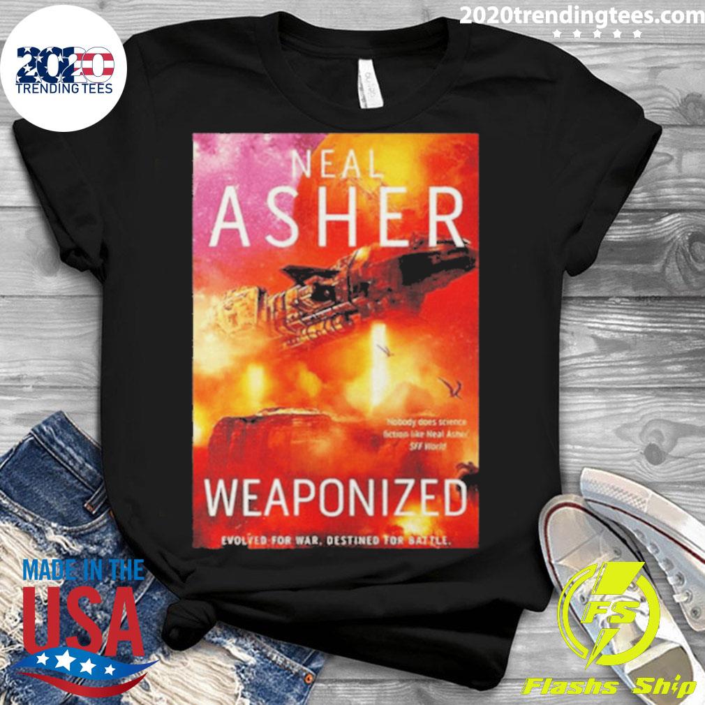 Nice weaponized Season Neal Asher - Adult & Kids T-Shirts, Sweatshirts & Hoodies apparel design preview 3