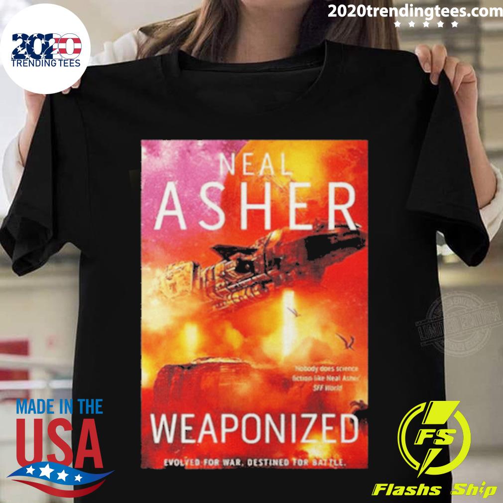 Nice weaponized Season Neal Asher - Adult & Kids T-Shirts, Sweatshirts & Hoodies apparel design preview 1