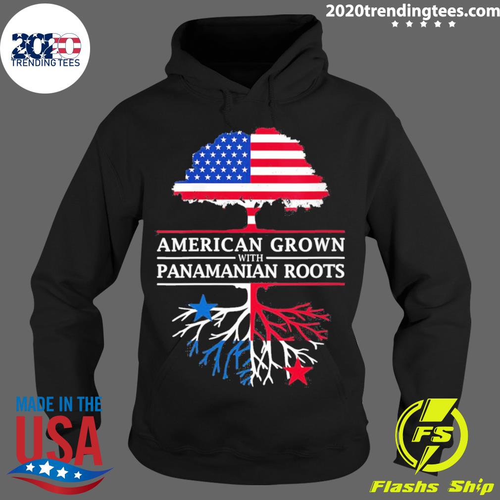 Nice womens American Grown With Panamanian Roots - Adult & Kids T-Shirts, Sweatshirts & Hoodies apparel design preview 2