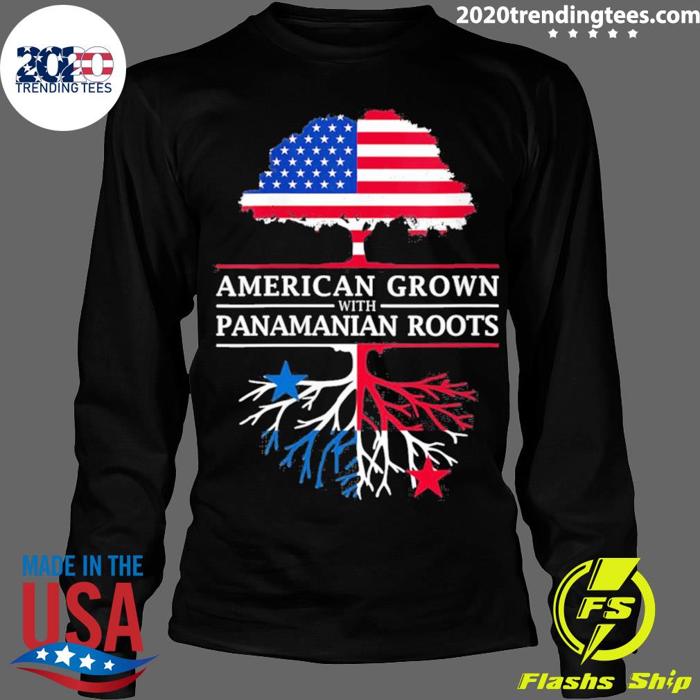 Nice womens American Grown With Panamanian Roots - Adult & Kids T-Shirts, Sweatshirts & Hoodies apparel design preview 4