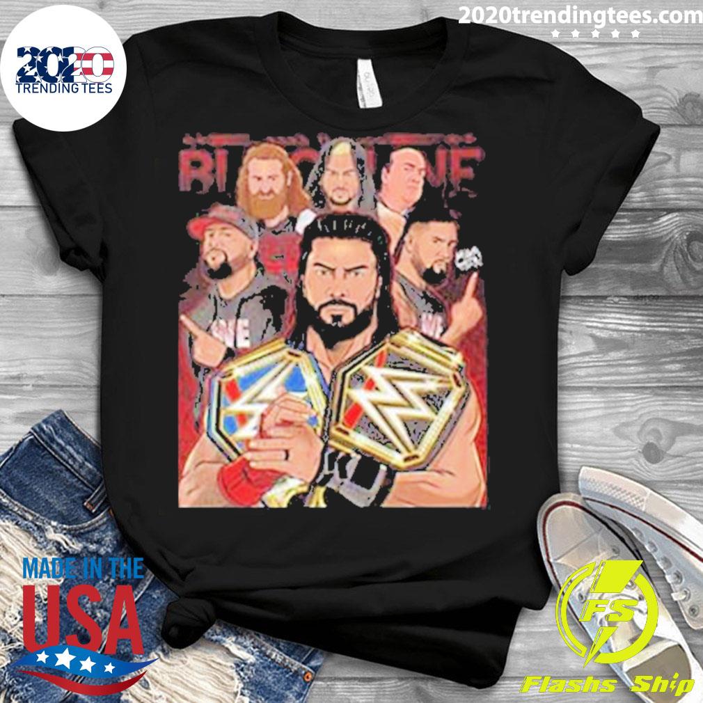 Nice wWE Smackdown Starring The Bloodline Airs From - Adult & Kids T-Shirts, Sweatshirts & Hoodies apparel design preview 3