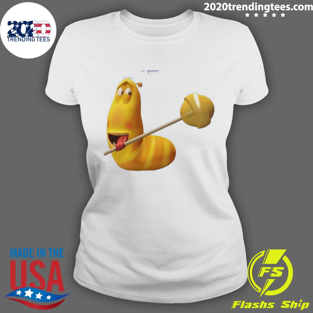 Nice yellow And Candy Larva Tuba - Adult & Kids T-Shirts, Sweatshirts & Hoodies apparel design preview 3