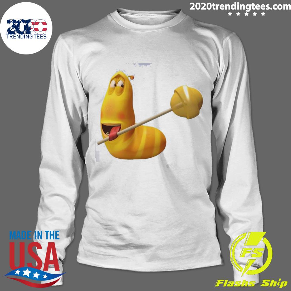 Nice yellow And Candy Larva Tuba - Adult & Kids T-Shirts, Sweatshirts & Hoodies apparel design preview 4