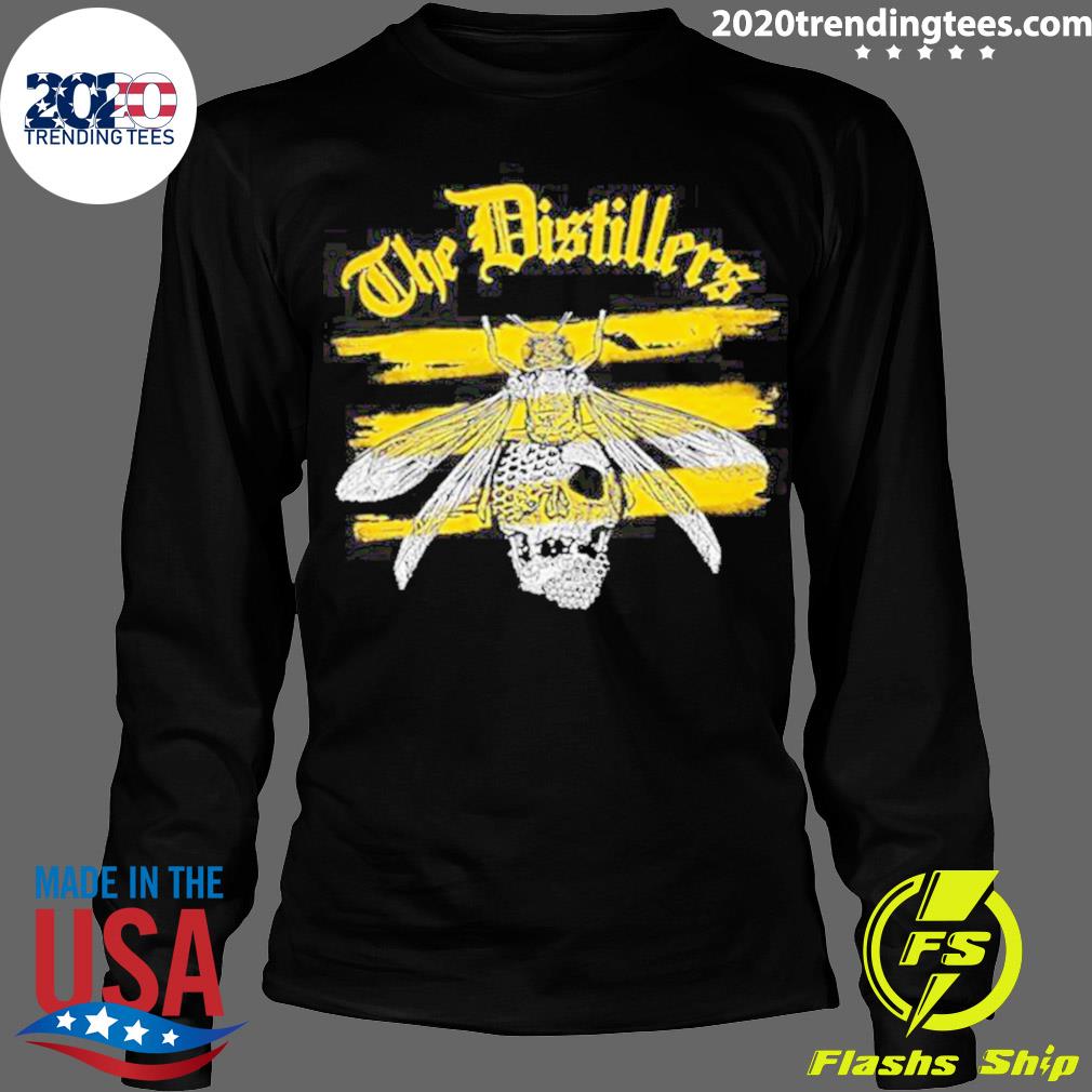 Nice yellow Bee The Distillers Band - Adult & Kids T-Shirts, Sweatshirts & Hoodies apparel design preview 4