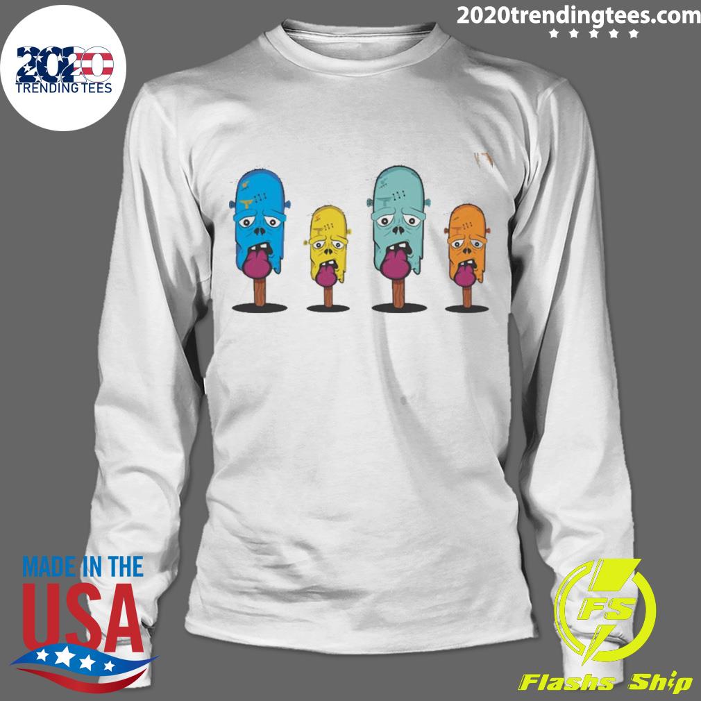 Nice zombie Ice Cream Halloween - Adult & Kids T-Shirts, Sweatshirts & Hoodies apparel design preview 4
