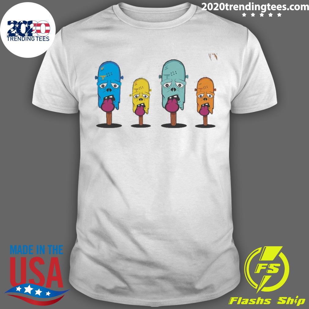 Nice zombie Ice Cream Halloween - Adult & Kids T-Shirts, Sweatshirts & Hoodies apparel design preview 1