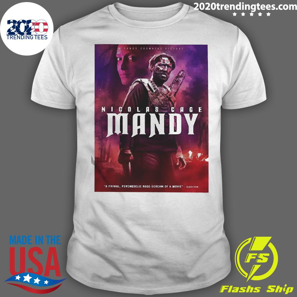 Nicolas Cage Mandy - Adult & Kids T-Shirts, Sweatshirts & Hoodies apparel design preview 1