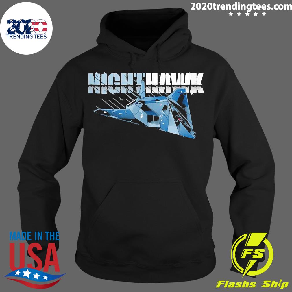 Nighthawk Military Airplane Stealth Fighter - Adult & Kids T-Shirts, Sweatshirts & Hoodies apparel design preview 2