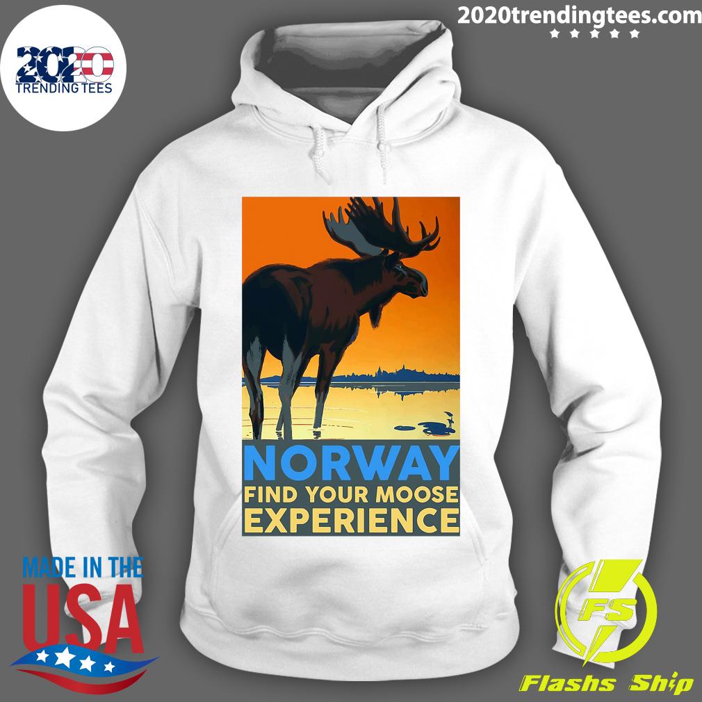 Norway Find Your Moose Experience - Adult & Kids T-Shirts, Sweatshirts & Hoodies apparel design preview 2