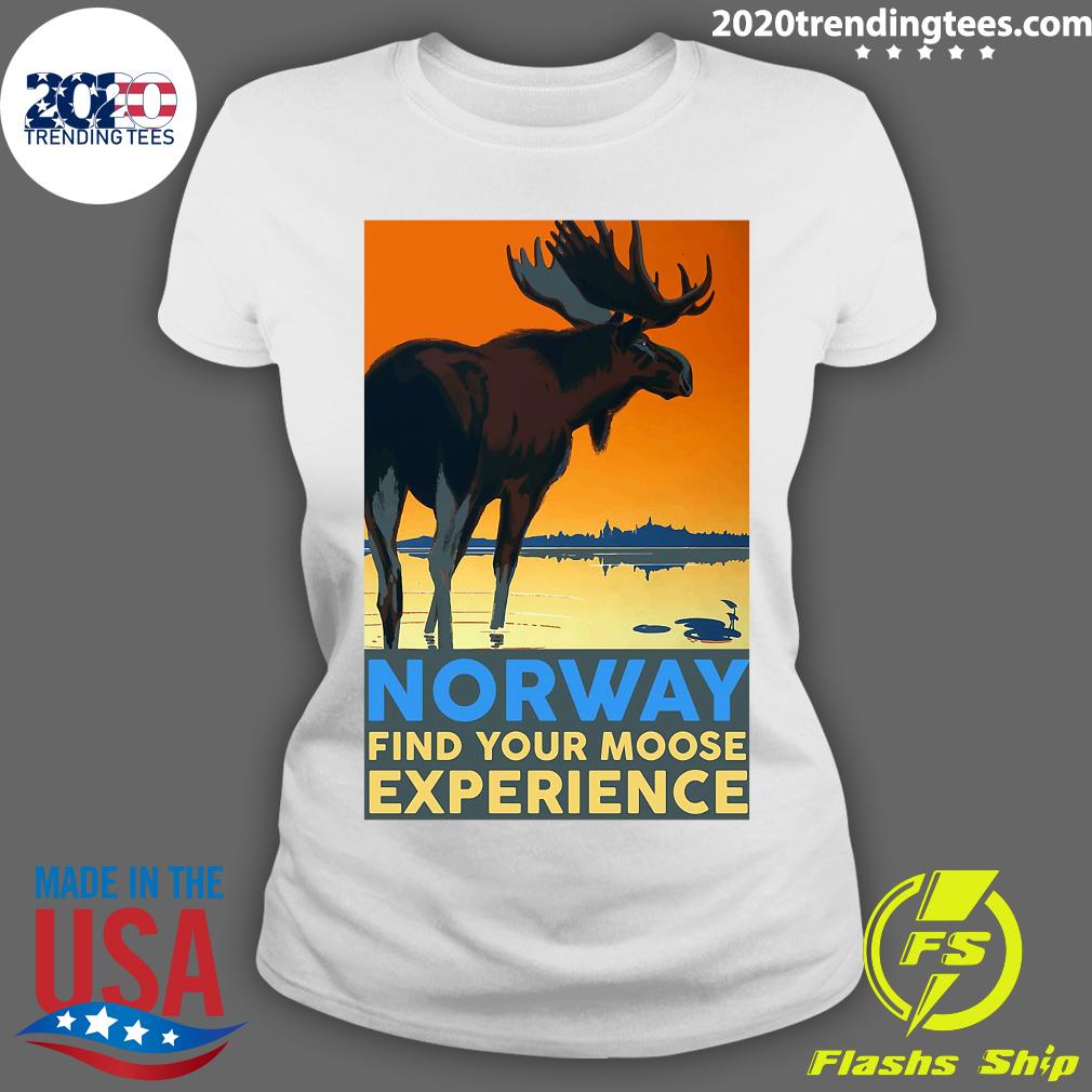 Norway Find Your Moose Experience - Adult & Kids T-Shirts, Sweatshirts & Hoodies apparel design preview 3