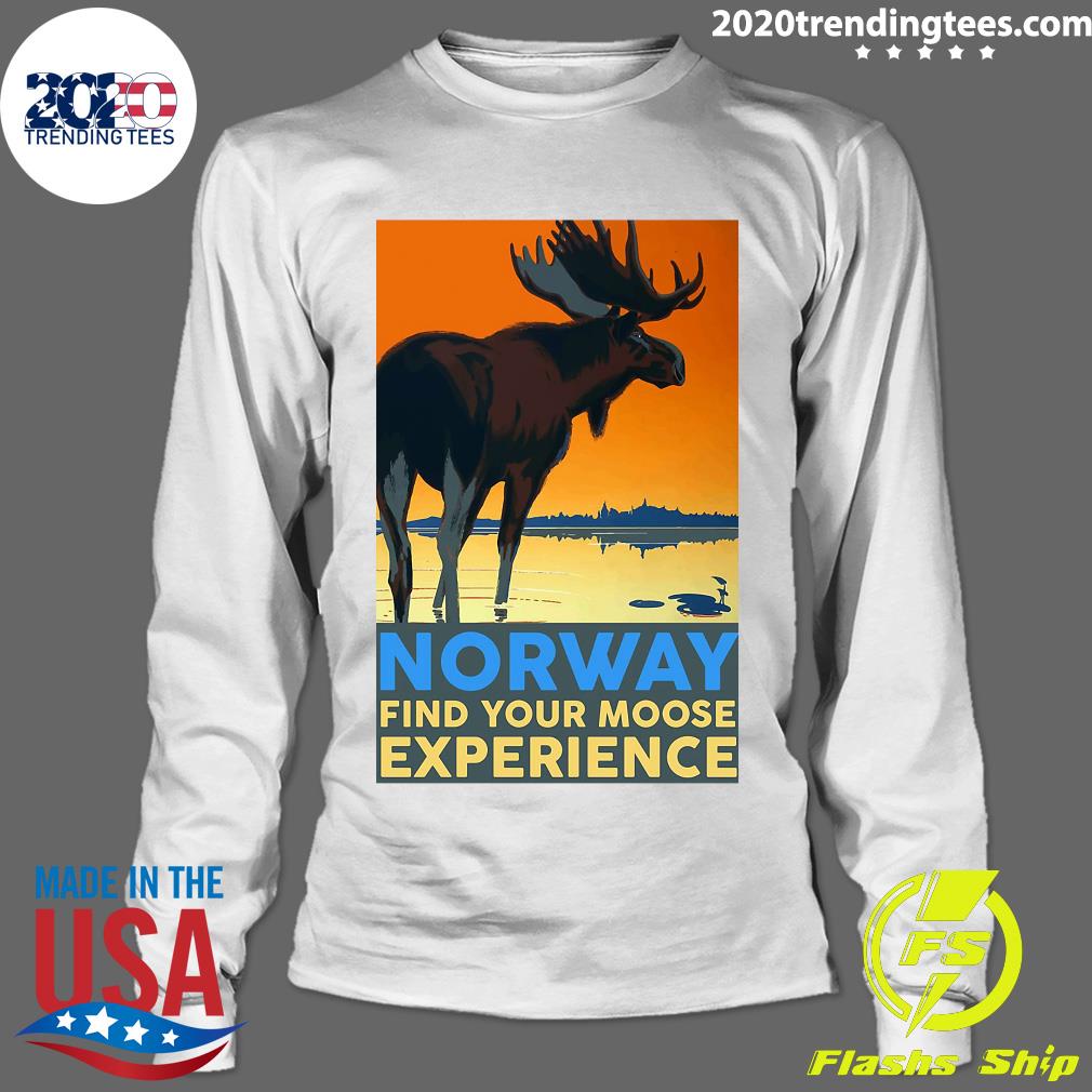 Norway Find Your Moose Experience - Adult & Kids T-Shirts, Sweatshirts & Hoodies apparel design preview 4