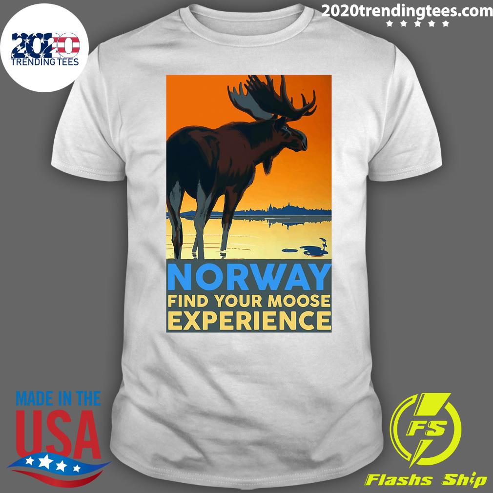 Norway Find Your Moose Experience - Adult & Kids T-Shirts, Sweatshirts & Hoodies apparel design preview 1