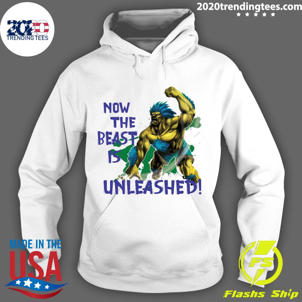 Now The Beast Is Unleashed - Adult & Kids T-Shirts, Sweatshirts & Hoodies apparel design preview 2