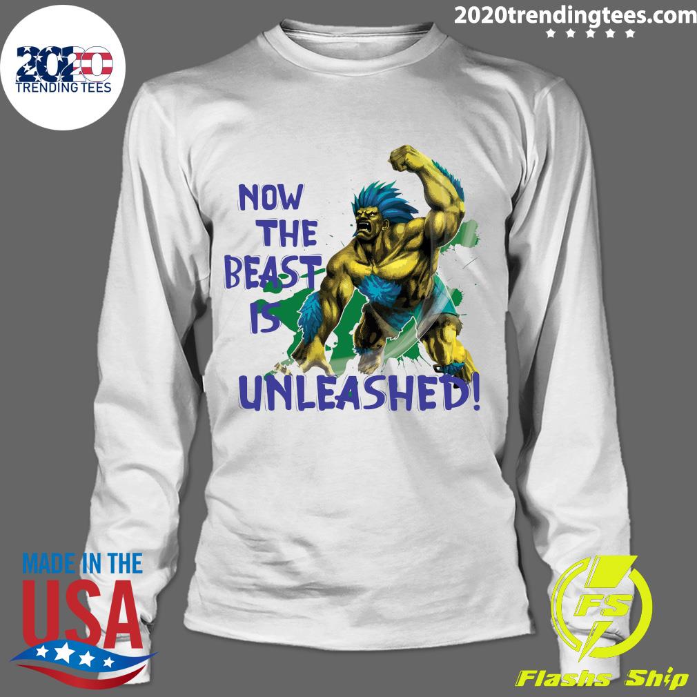 Now The Beast Is Unleashed - Adult & Kids T-Shirts, Sweatshirts & Hoodies apparel design preview 4