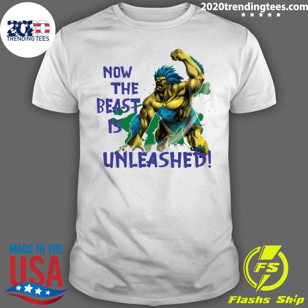 Now The Beast Is Unleashed - Adult & Kids T-Shirts, Sweatshirts & Hoodies apparel design preview 1