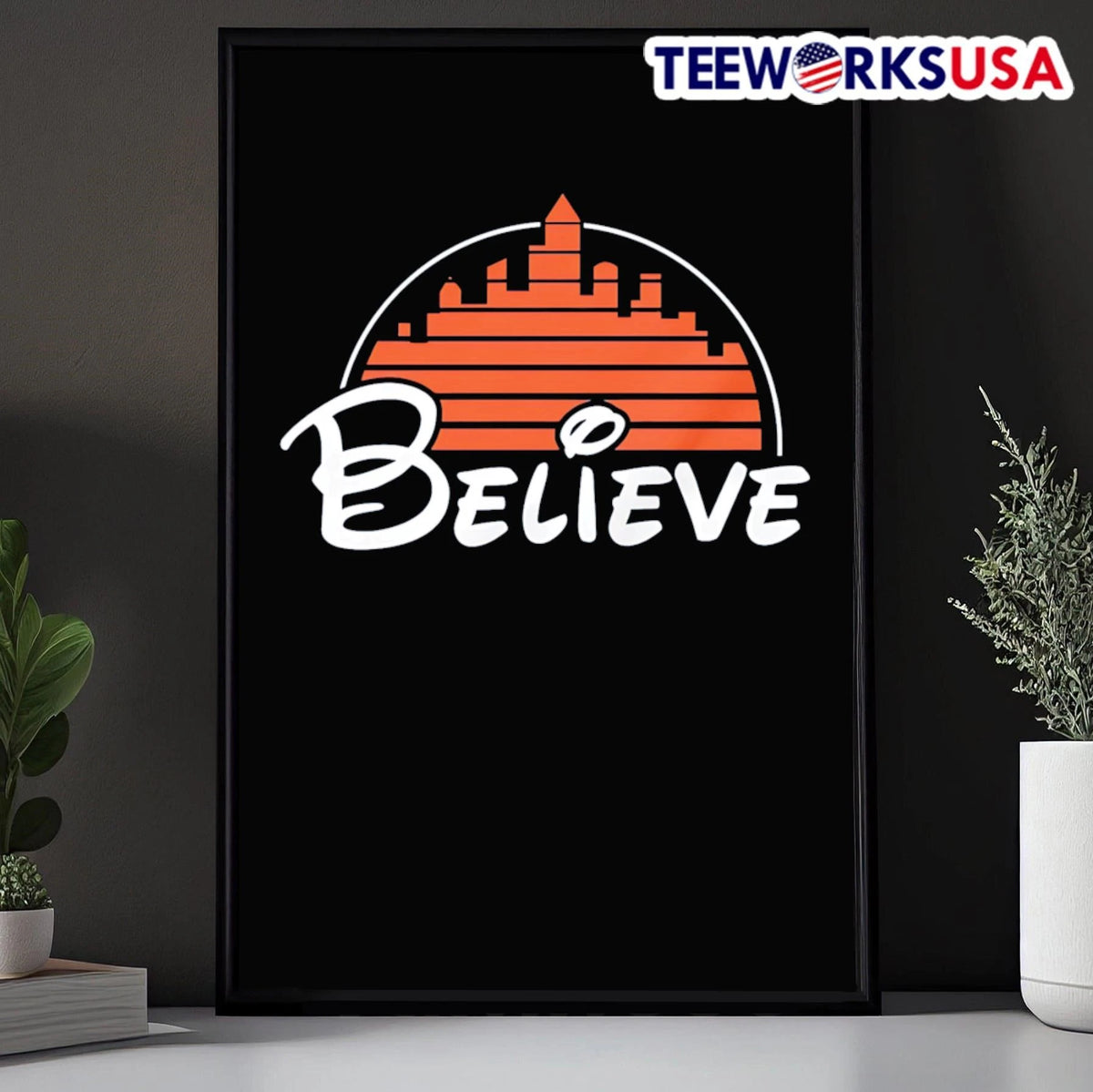 Believe NYC Skyline Logo - Adult & Kids T-Shirts, Sweatshirts & Hoodies apparel design preview 5