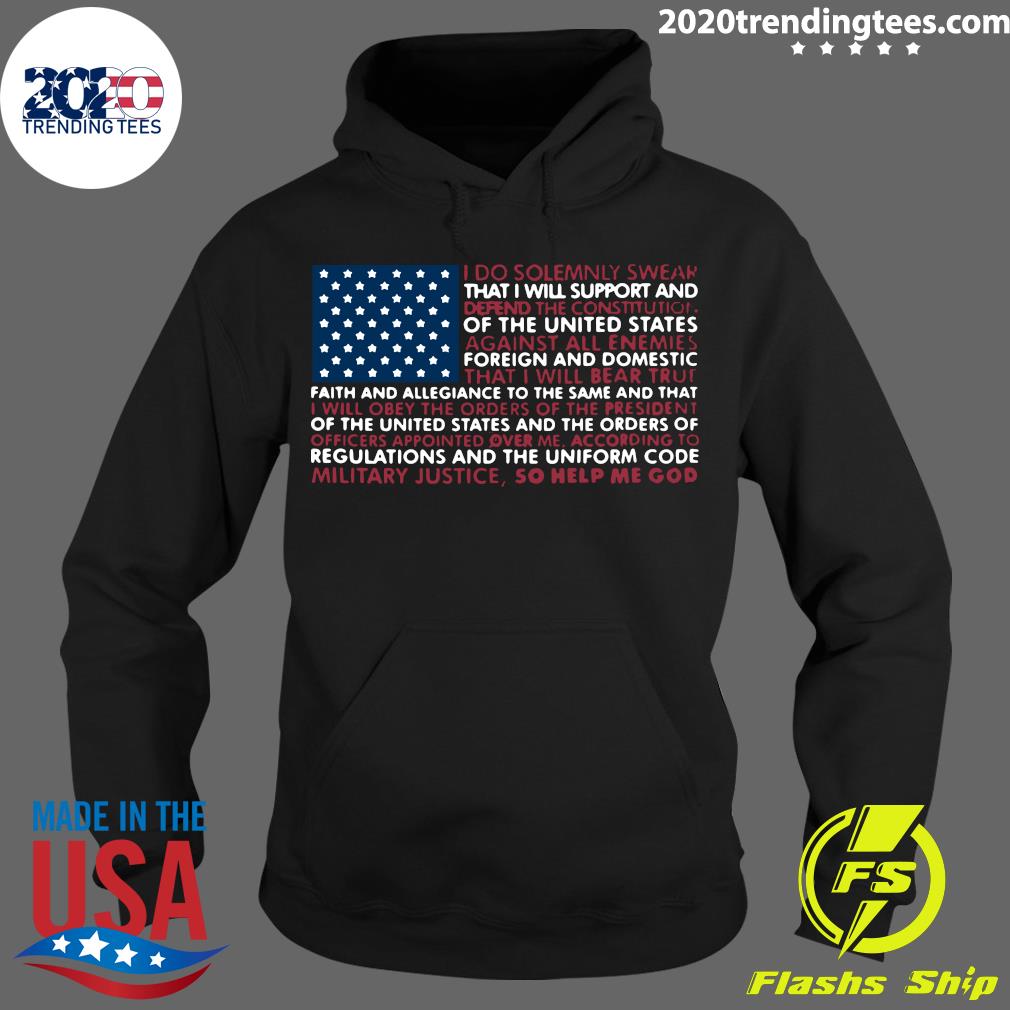 Oath Flag I Do Solemnly Swear - Adult & Kids T-Shirts, Sweatshirts & Hoodies apparel design preview 2