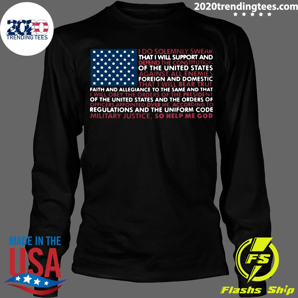 Oath Flag I Do Solemnly Swear - Adult & Kids T-Shirts, Sweatshirts & Hoodies apparel design preview 4