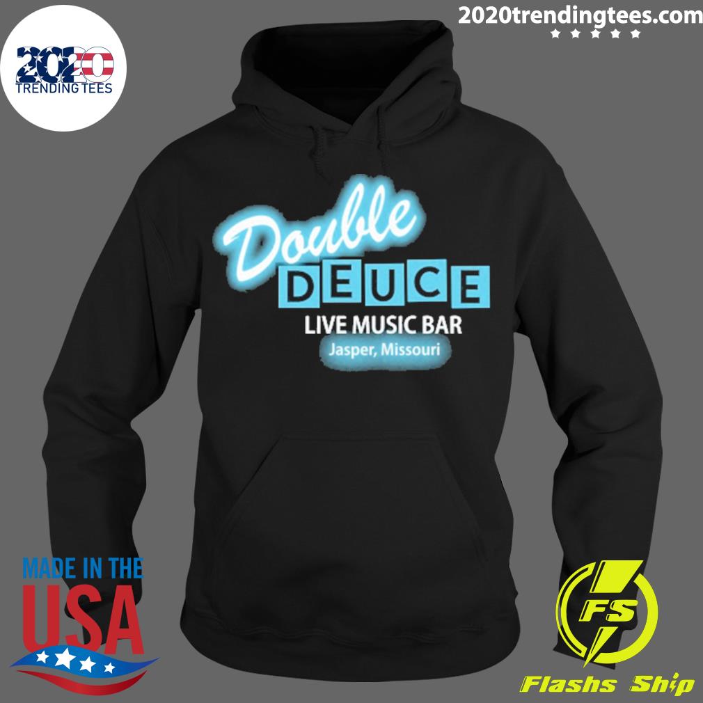 Offcial double Deuce Live Music Bar Jasper Missouri - Adult & Kids T-Shirts, Sweatshirts & Hoodies apparel design preview 2