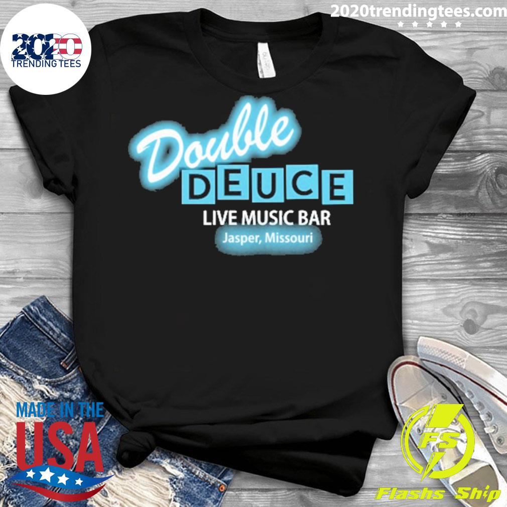 Offcial double Deuce Live Music Bar Jasper Missouri - Adult & Kids T-Shirts, Sweatshirts & Hoodies apparel design preview 3
