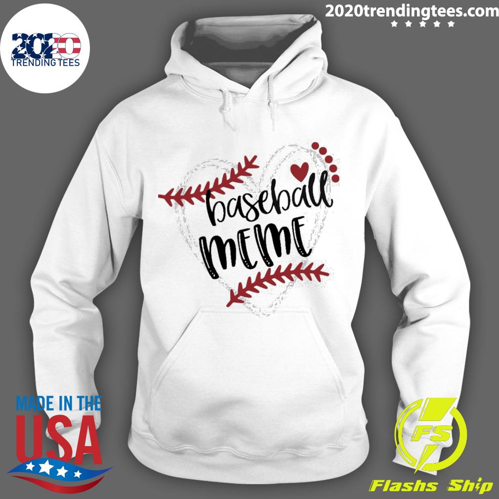 Offcial heart Baseball Meme - Adult & Kids T-Shirts, Sweatshirts & Hoodies apparel design preview 2