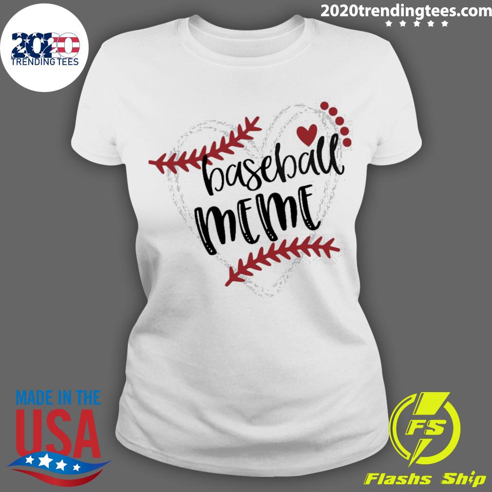 Offcial heart Baseball Meme - Adult & Kids T-Shirts, Sweatshirts & Hoodies apparel design preview 3