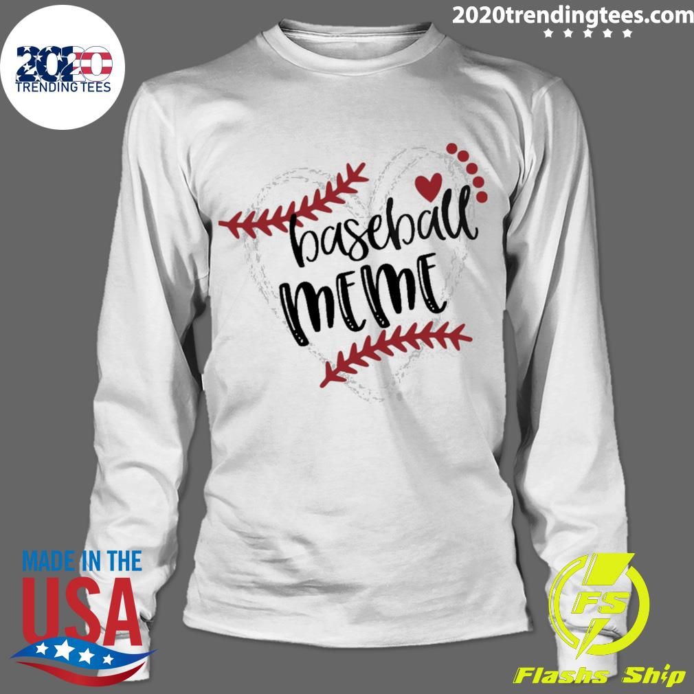 Offcial heart Baseball Meme - Adult & Kids T-Shirts, Sweatshirts & Hoodies apparel design preview 4