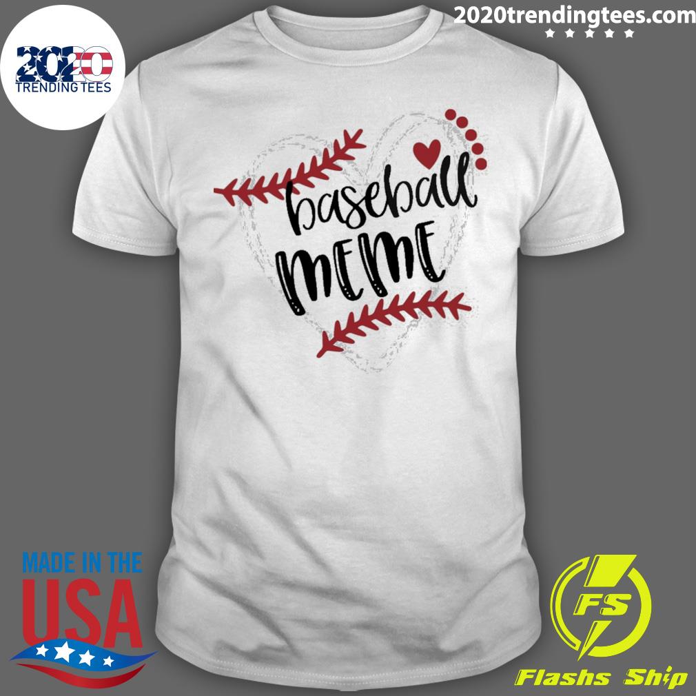 Offcial heart Baseball Meme - Adult & Kids T-Shirts, Sweatshirts & Hoodies apparel design preview 1