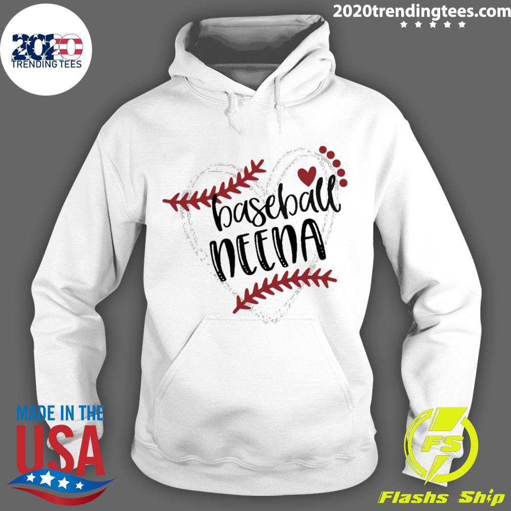 Offcial heart Baseball Neena - Adult & Kids T-Shirts, Sweatshirts & Hoodies apparel design preview 2