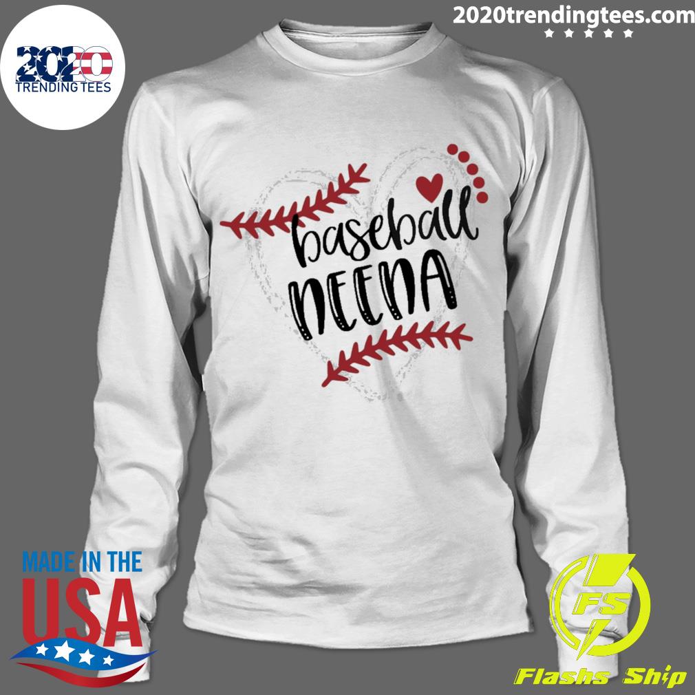 Offcial heart Baseball Neena - Adult & Kids T-Shirts, Sweatshirts & Hoodies apparel design preview 4
