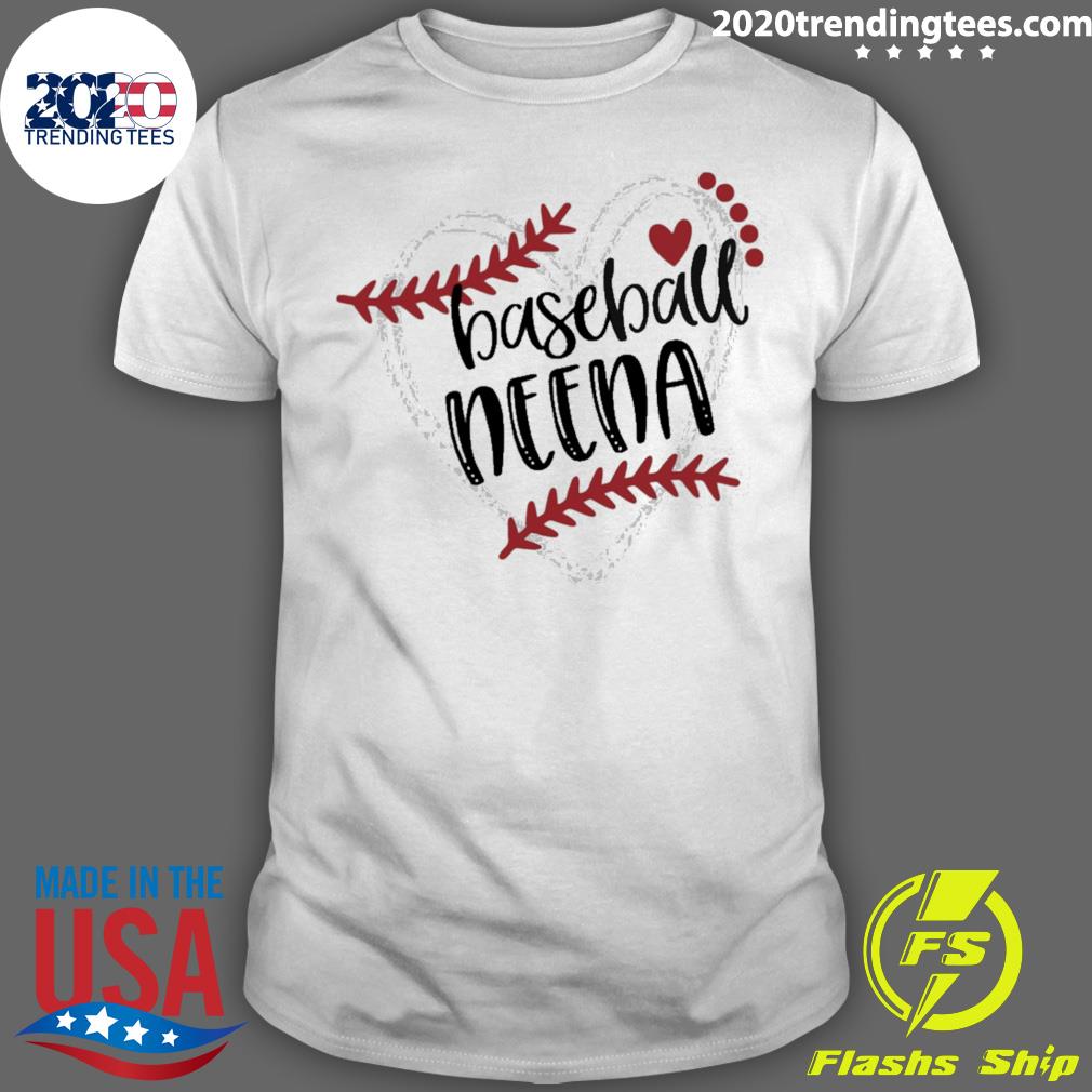 Offcial heart Baseball Neena - Adult & Kids T-Shirts, Sweatshirts & Hoodies apparel design preview 1