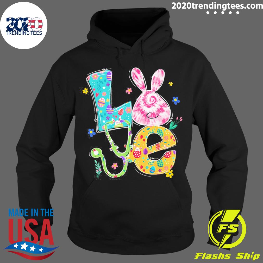Offcial love Bunny Nurse Easter - Adult & Kids T-Shirts, Sweatshirts & Hoodies apparel design preview 2