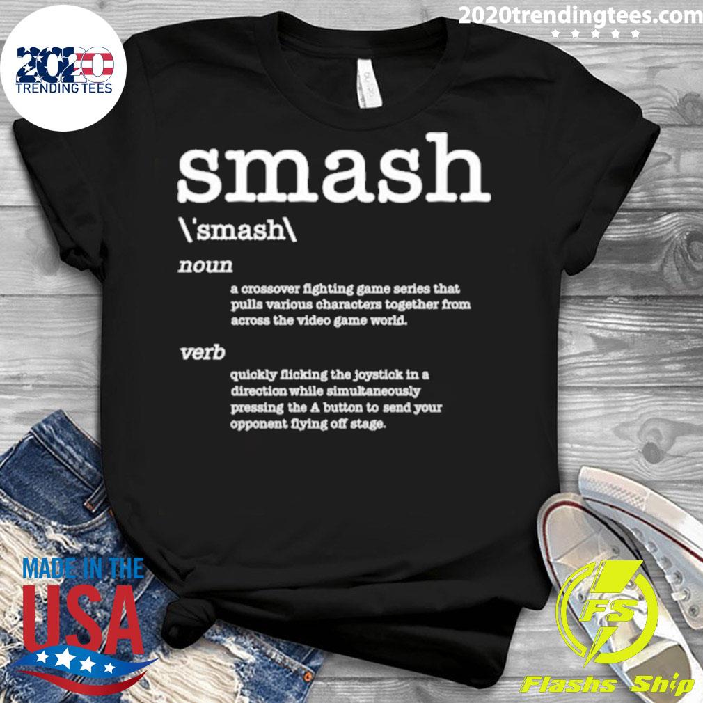 Offcial smash Noun A Crossover Fighting Game Series - Adult & Kids T-Shirts, Sweatshirts & Hoodies apparel design preview 3