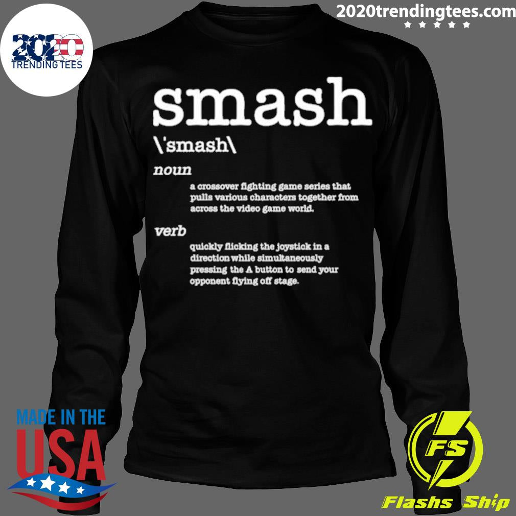 Offcial smash Noun A Crossover Fighting Game Series - Adult & Kids T-Shirts, Sweatshirts & Hoodies apparel design preview 4