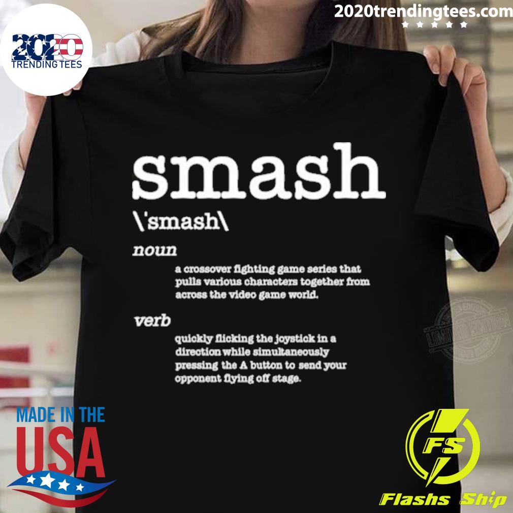 Offcial smash Noun A Crossover Fighting Game Series - Adult & Kids T-Shirts, Sweatshirts & Hoodies apparel design preview 1