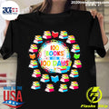 Official 100 Books For Days 100th Day Of School - Adult & Kids T-Shirts, Sweatshirts & Hoodies apparel design preview 1