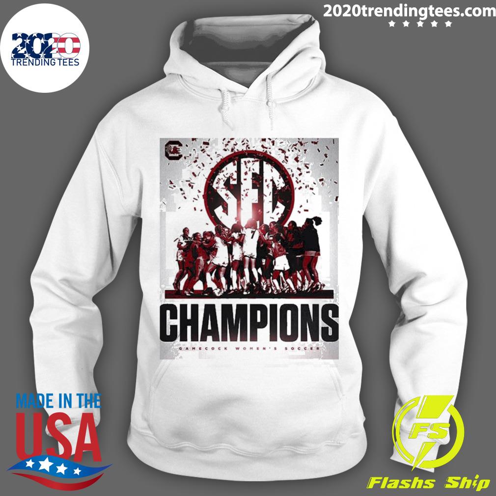 Official 2022 Sec Tournament Champions Are Gamecock - Adult & Kids T-Shirts, Sweatshirts & Hoodies apparel design preview 2