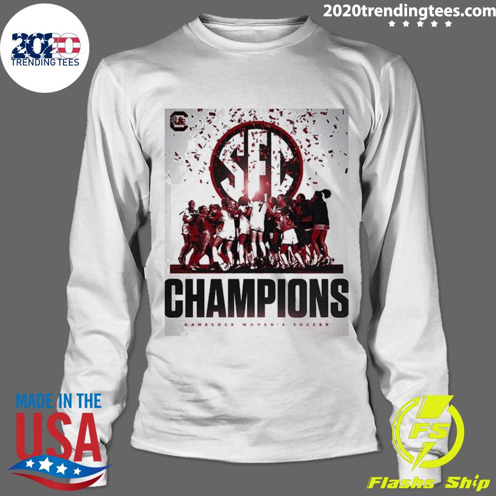 Official 2022 Sec Tournament Champions Are Gamecock - Adult & Kids T-Shirts, Sweatshirts & Hoodies apparel design preview 4