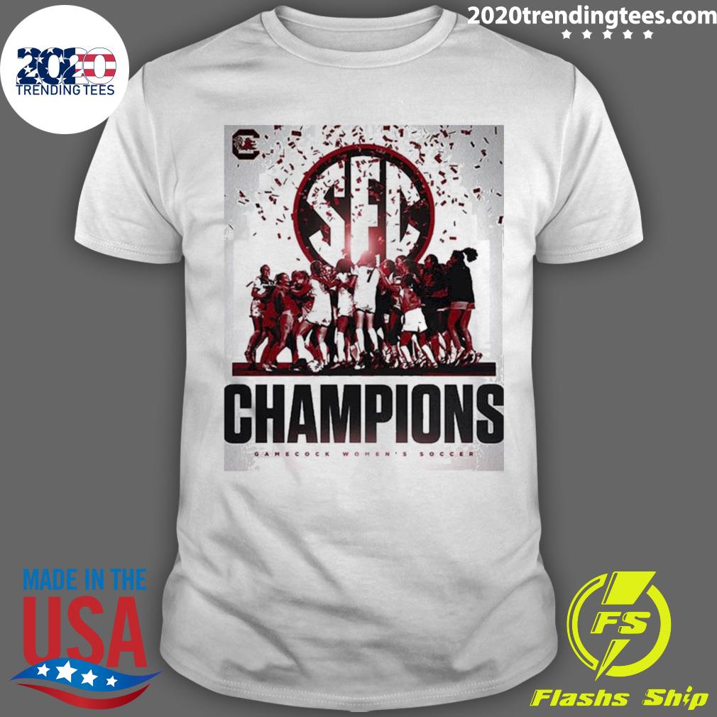 Official 2022 Sec Tournament Champions Are Gamecock - Adult & Kids T-Shirts, Sweatshirts & Hoodies apparel design preview 1