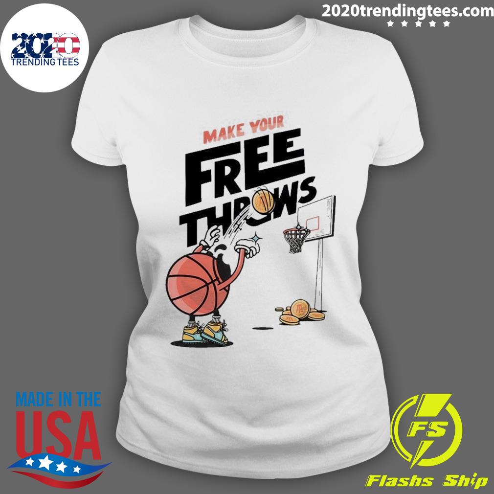 Official 2023 Make Your Free Throws - Adult & Kids T-Shirts, Sweatshirts & Hoodies apparel design preview 3