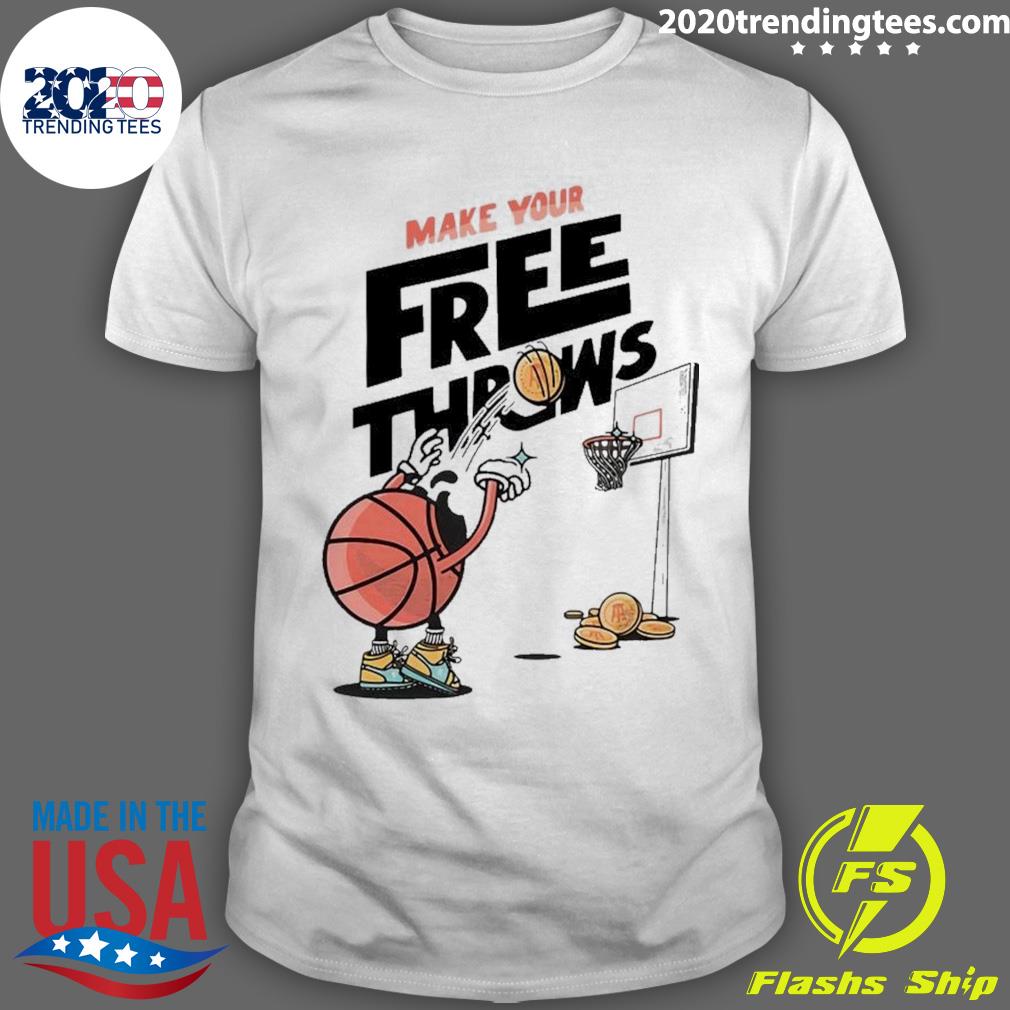 Official 2023 Make Your Free Throws - Adult & Kids T-Shirts, Sweatshirts & Hoodies apparel design preview 1