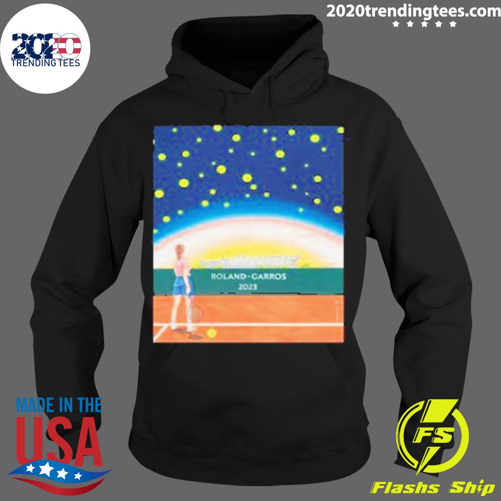 Official 2023 Roland-Garros Poster Art By Fan Decor - Adult & Kids T-Shirts, Sweatshirts & Hoodies apparel design preview 2