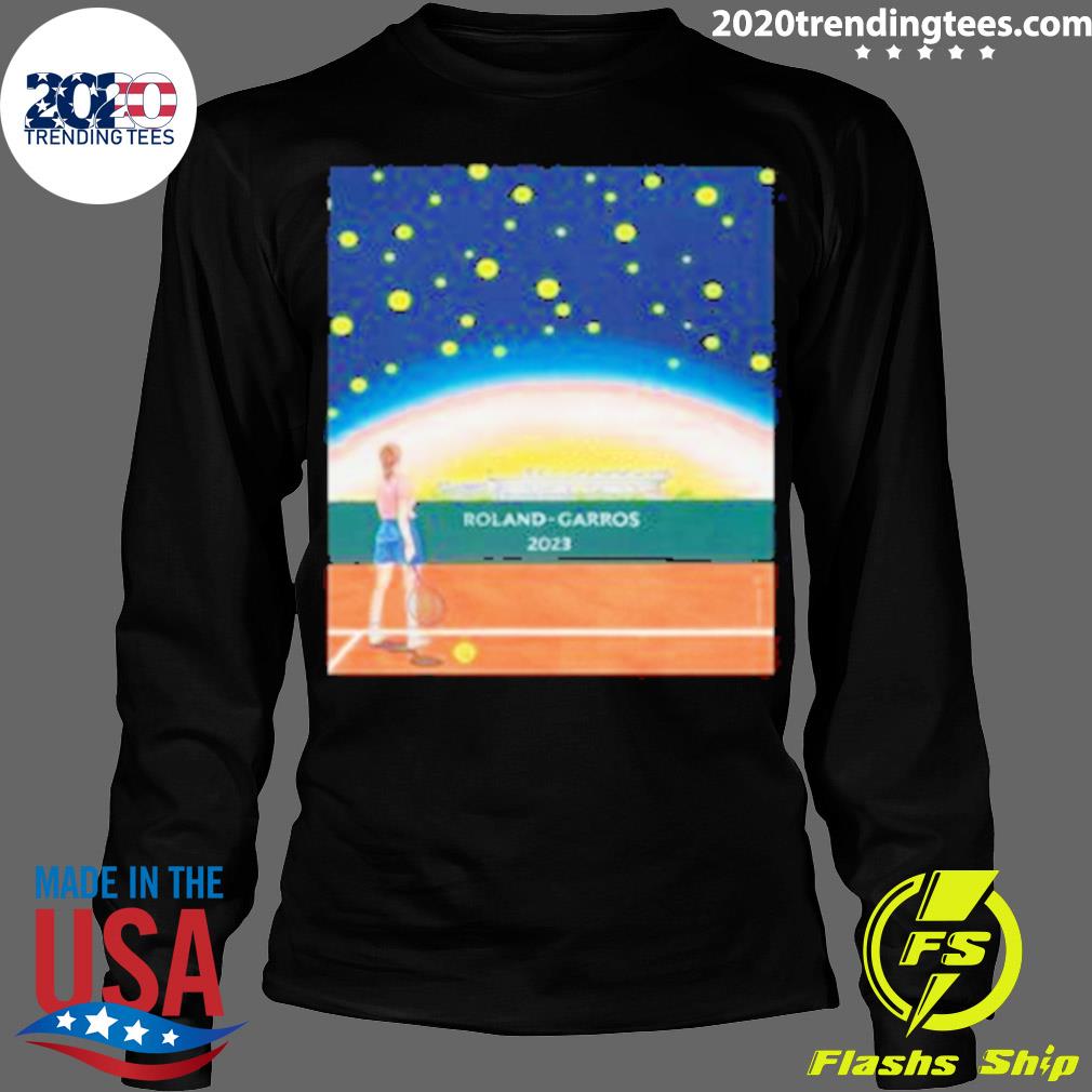 Official 2023 Roland-Garros Poster Art By Fan Decor - Adult & Kids T-Shirts, Sweatshirts & Hoodies apparel design preview 4