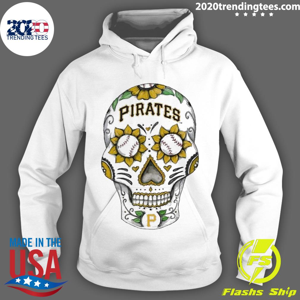 Official 2023 Sugar Skull Pittsburgh Pirates Tiny - Adult & Kids T-Shirts, Sweatshirts & Hoodies apparel design preview 2