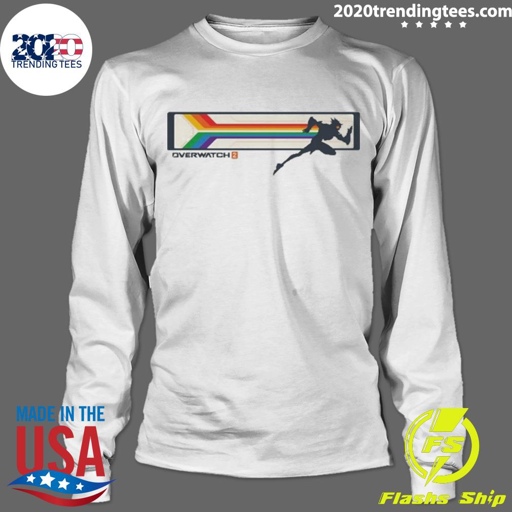 Official 2023 unisex overwatch 2 tracer pride - Adult & Kids T-Shirts, Sweatshirts & Hoodies apparel design preview 4