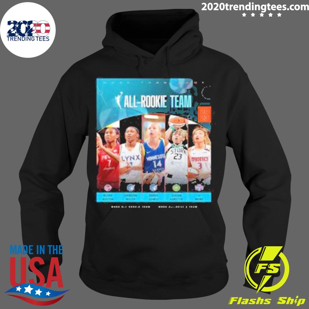 Official 2023 Wnba All-rookie Team - Adult & Kids T-Shirts, Sweatshirts & Hoodies apparel design preview 2