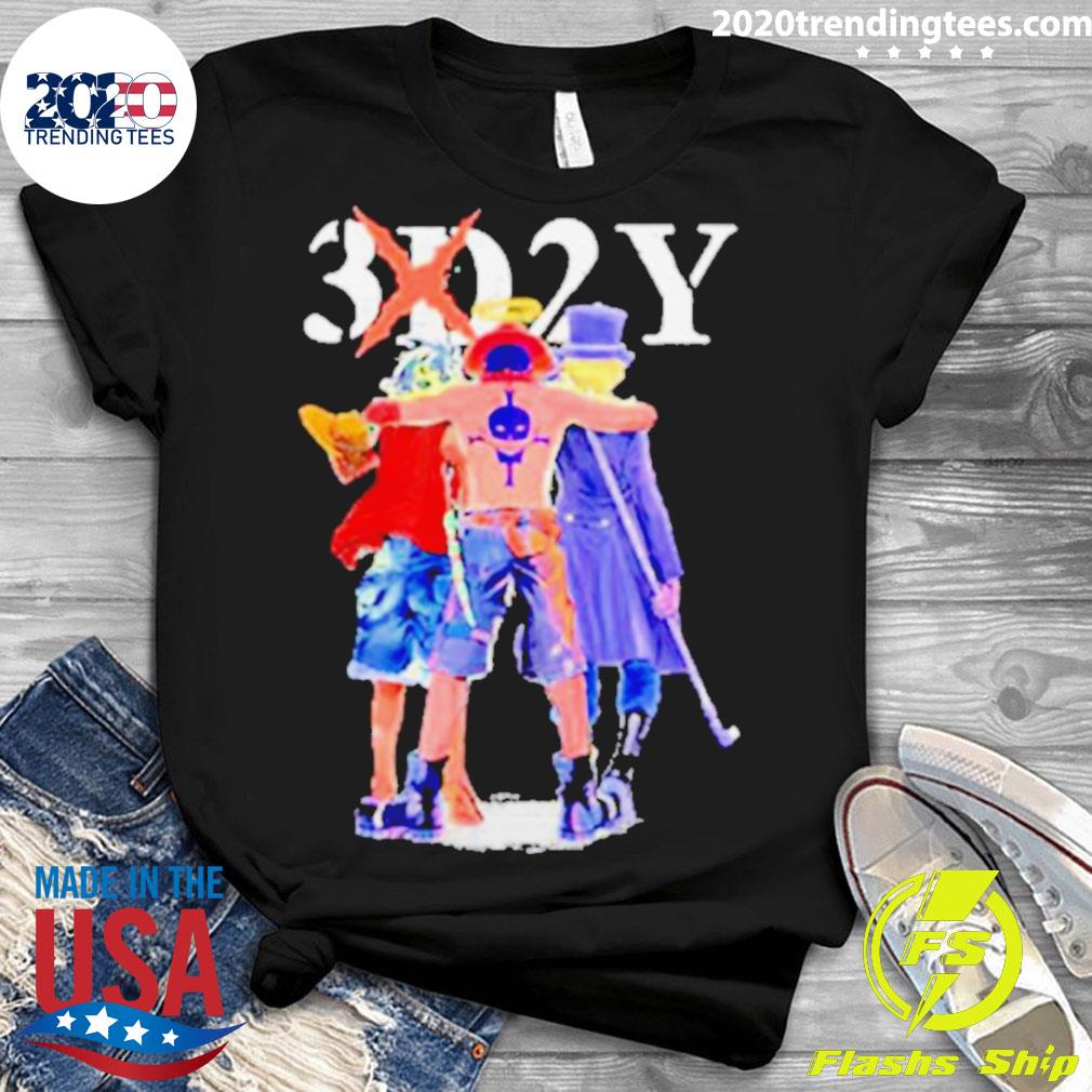 Official 3d2y One Piece Anime Monkey D Luffy - Adult & Kids T-Shirts, Sweatshirts & Hoodies apparel design preview 3