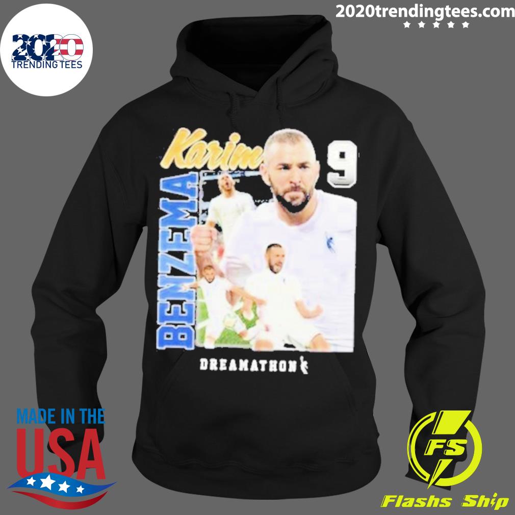 Official 433 Dreamathon Merch Karim Benzema 9 Dreams - Adult & Kids T-Shirts, Sweatshirts & Hoodies apparel design preview 2