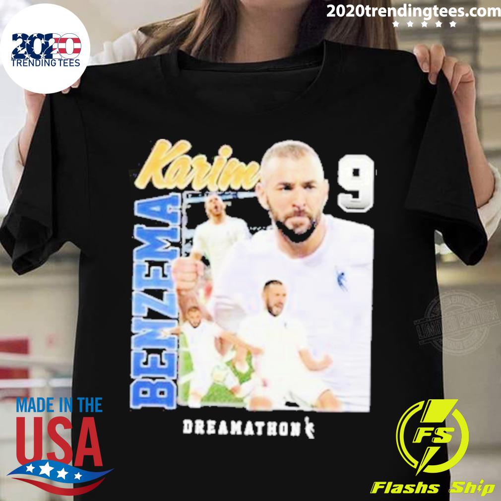 Official 433 Dreamathon Merch Karim Benzema 9 Dreams - Adult & Kids T-Shirts, Sweatshirts & Hoodies apparel design preview 1