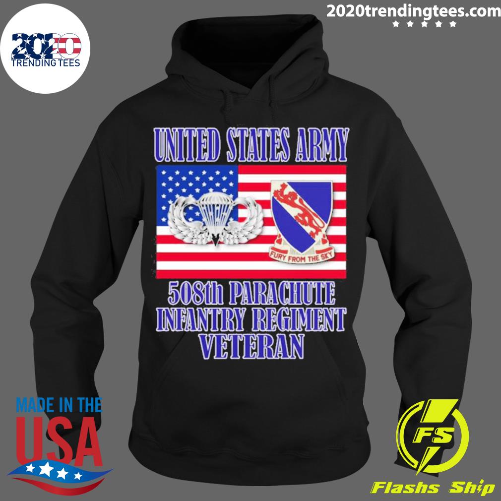 Official 508th Parachute Infantry Regiment Veteran - Adult & Kids T-Shirts, Sweatshirts & Hoodies apparel design preview 2
